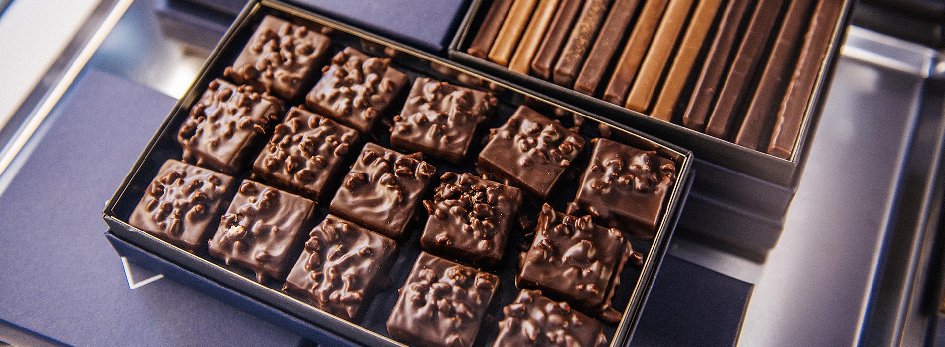 Slider section chocolats